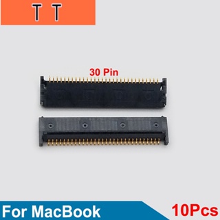  ซ็อกเก็ตเชื่อมต่อแป้นพิมพ์ FPC 30 pin สําหรับแล็ปท็อป MacBook A1342 A1278 A1297 10 ชิ้น