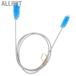 Allinit Filter Hose Brush Double Ended Stainless Steel Long Tube Cleaning for Fish Tank