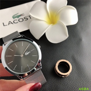 Lacoste นาฬิกาข้อมือควอตซ์ สไตล์นักธุรกิจ สําหรับผู้ชายและผู้หญิง