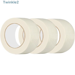 Twinkle เทปกาว สีขาว กว้าง 2 นิ้ว 3 ม้วน