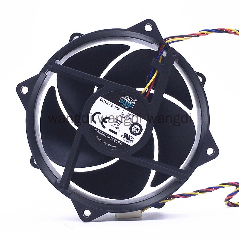 Cool Supreme FA09025H12LPB 12V 0.36A 9.2 ซม.รอบกรอบ 4 สายพัดลมหม้อน้ํา CPU