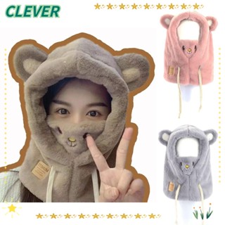 Clever หมวกบีนนี่แฟชั่นฤดูหนาว อบอุ่น กันลม ที่ปิดหูกันหนาว