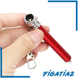 [Figatia2] เครื่องวัดความดันลมยางรถยนต์ 10-50PSI พร้อมโซ่แขวน ทนทาน สุ่มสี