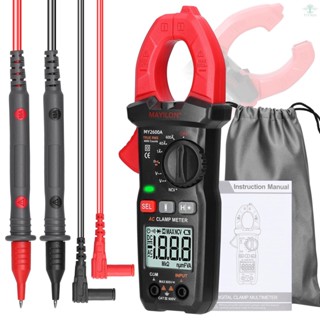 Digital Clamp Meter Multifunction 600V Voltmeter Tester Amp Volt Meter NCV Test Current Resistance Diodes Continuity Measurement Device