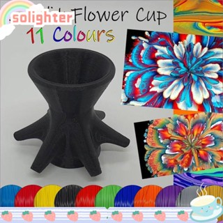 Solighter ใหม่ ถ้วยเทสี ขนาดเล็ก ใช้ซ้ําได้ 2 3 ชิ้น ต่อชุด