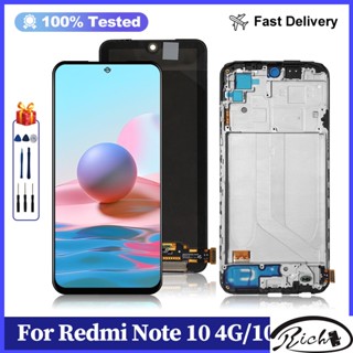 อะไหล่หน้าจอ LCD 6.43 นิ้ว สําหรับ Xiaomi Redmi Note 10 4G Redmi Note 10S LCD M2101K7AG M2101K7AI