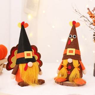 New Arrival~Halloween Decorations Cute Style Turkey Faceless Old Man Doll Ornaments