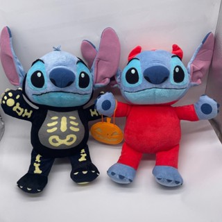 ตุ๊กตานุ่ม รูปการ์ตูน Stitch as a Skeleton Halloween ขนาดใหญ่ 35 ซม.