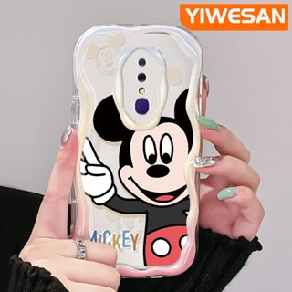 เคสโทรศัพท์มือถือ ซิลิโคนนิ่ม ใส ลายการ์ตูนมิกกี้เมาส์น่ารัก สีสันสดใส สําหรับ OPPO F11 Pro A9X A9 2019