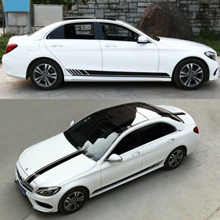 สติกเกอร์ ป้องกันรอยขีดข่วน สําหรับตกแต่งรถยนต์ Benz E-Class