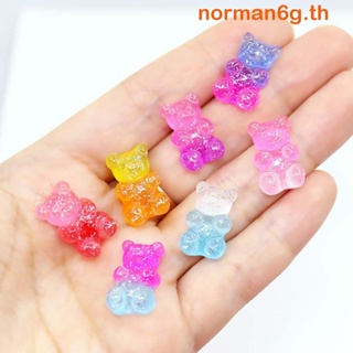 Anorman ตุ๊กตาหมีกลิตเตอร์ สีแคนดี้ สําหรับตกแต่งสมุดภาพ