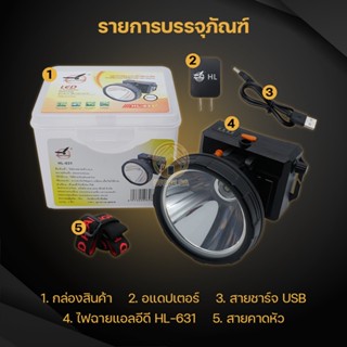 ไฟฉายคาดหัว LED แสงสีเหลือง แสงสีขาว แบบชาร์จแบต ลุยน้ำลุยฝนได้ ไฟหาปลา ไฟส่องกบ ไฟฉุกเฉิน แบตเตอรี่ 2400mAh