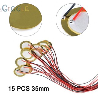 ⭐NEW ⭐Versatile 35mm Piezo Transducer for Contact Mics and Buzzers Pack of 15