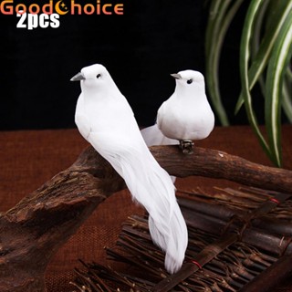 Artificial Doves Clip Fake Feather Home Ornament Peace Doves Simulation