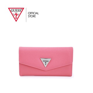 GUESS กระเป๋า รุ่น SF860151 LATHAN SLG SLIM CLUTCH สีชมพู