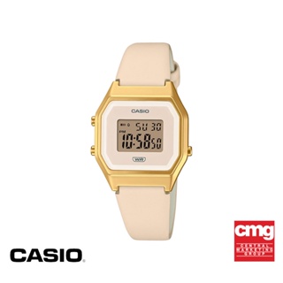 CASIO นาฬิกาข้อมือ CASIO รุ่น LA680WEGL-4DF สายหนัง สีชมพู