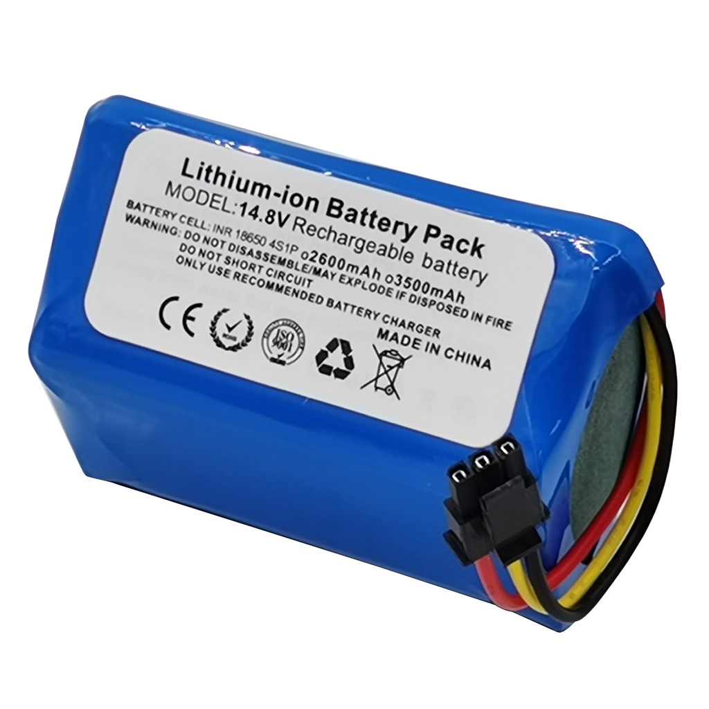 14.4V 14.8V 3500mAh 2600mAh Li-Ion Cylindrical Rechargeable Battery Pack For Sweeping Robot Rover TO