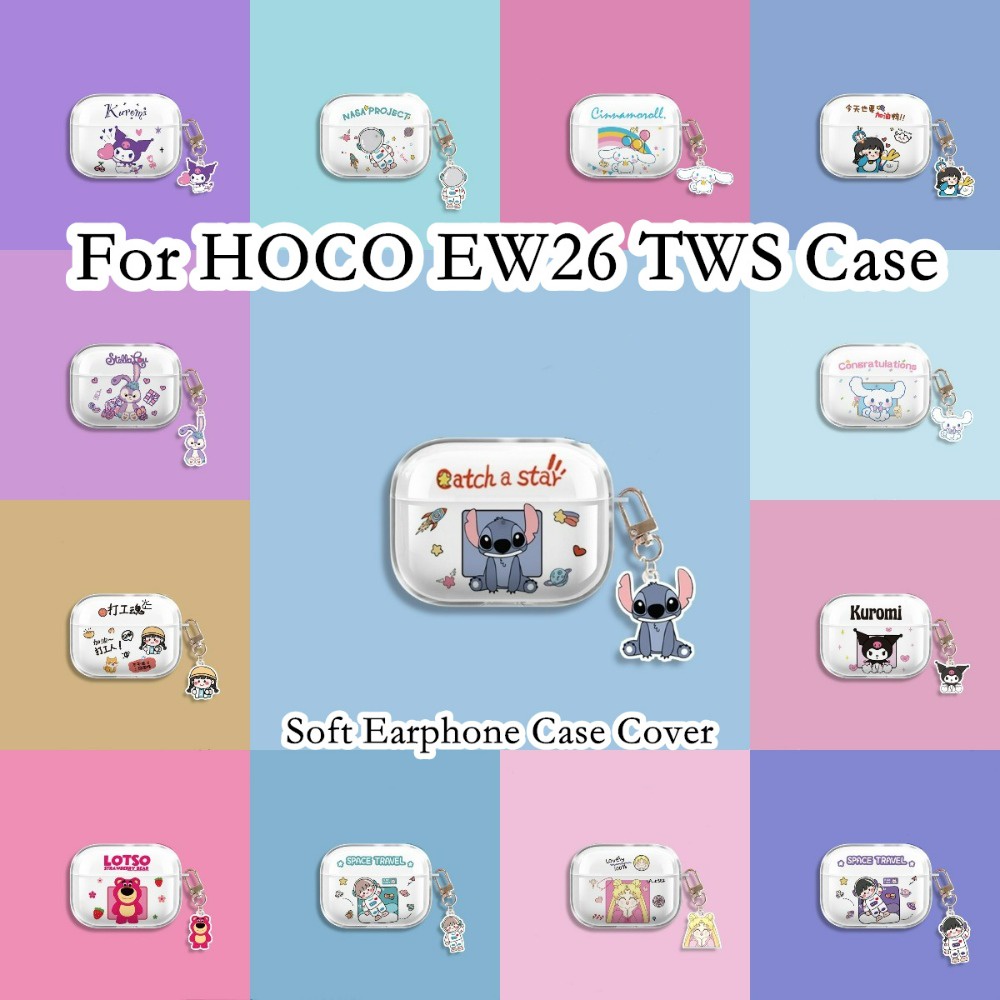 พร้อมส่ง!  นําไปใช้กับ HOCO EW26 TWS เคส Case เคสหูฟัง การ์ตูนง่าย คูโลมิ