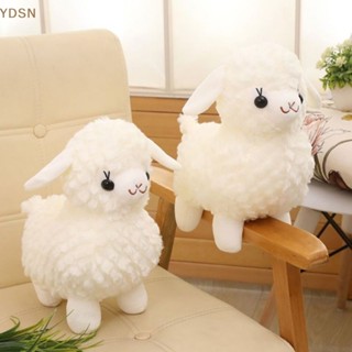 [YDSN] หมอนตุ๊กตาแกะ ผ้ากํามะหยี่ขนนิ่ม รูปสัตว์น่ารัก สีขาว เหมาะกับของขวัญวันเกิดคริสต์มาส สําหรับเด็กผู้หญิง