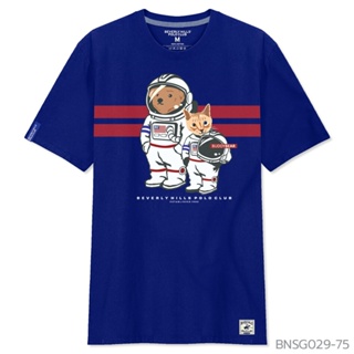 [S-5XL] Beverly Hills Polo Club เสื้อยืดคอกลมแขนสั้น Classic Bear รุ่น BNSG029