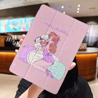 พับได้ เคาไอแพด ลายการ์ตูน เคสใสไอแพด Mikko ไอเเพด 10.2 gen7/8/9 iPad gen10 ipad Pro11 2018-2022 ipad 10.9 Air4/5 mini45