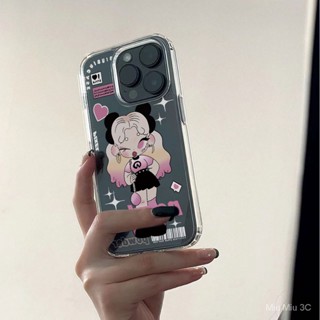 เคสโทรศัพท์มือถือ TPU ใส กันกระแทก ลายการ์ตูนน่ารัก สําหรับ iPhone 15 Pro Max 15 Plus 14 Pro Max 14 Plus 13 Pro Max 13 Pro 11 Pro Max11 X XR Xs Max 7 Plus 8 Plus 2020 เคส