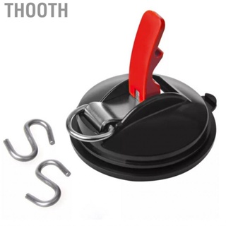 Thooth Vacuum Suction Cup Anchor With Securing Hooks Heavy Duty Car Strap FAD