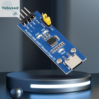 [Yobusad.th] Pl2303 โมดูลอนุกรมสื่อสาร 1.8V 2.5V Type C USB เป็นอะแดปเตอร์อนุกรม