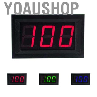 Yoaushop Digital Voltmeter 0.56in 3 Wire Voltage Meter Tester  Display 0‑100V Accessory