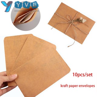 Yve ซองจดหมาย เครื่องเขียน Diy 10 ชิ้น/ล็อต
