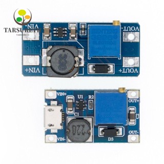 Tarsureth โมดูลบูสท์ DC-DC 5 ชิ้น พร้อมบอร์ด MICRO USB 2A ปรับได้ USB 2V-24V เป็น 5V 9V 12V 28V MT3608 สําหรับ Arduino