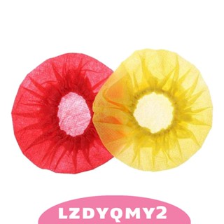 [Lzdyqmy2] ผ้าคลุมไมโครโฟน แบบใช้แล้วทิ้ง สีฟ้า 200 ชิ้น