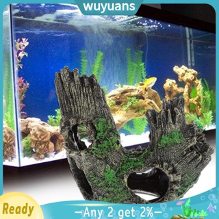 Wuyuans บ้านกุ้ง ไม้ เรซิน แบบกลวง สําหรับเพาะพันธุ์ต้นไม้ งานฝีมือ