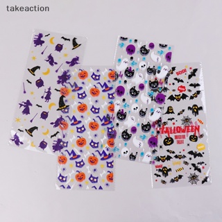 [takeaction] ถุงพลาสติก สําหรับใส่ขนม อาหาร เหมาะกับปาร์ตี้ฮาโลวีน 50 ชิ้น [พร้อมส่ง]