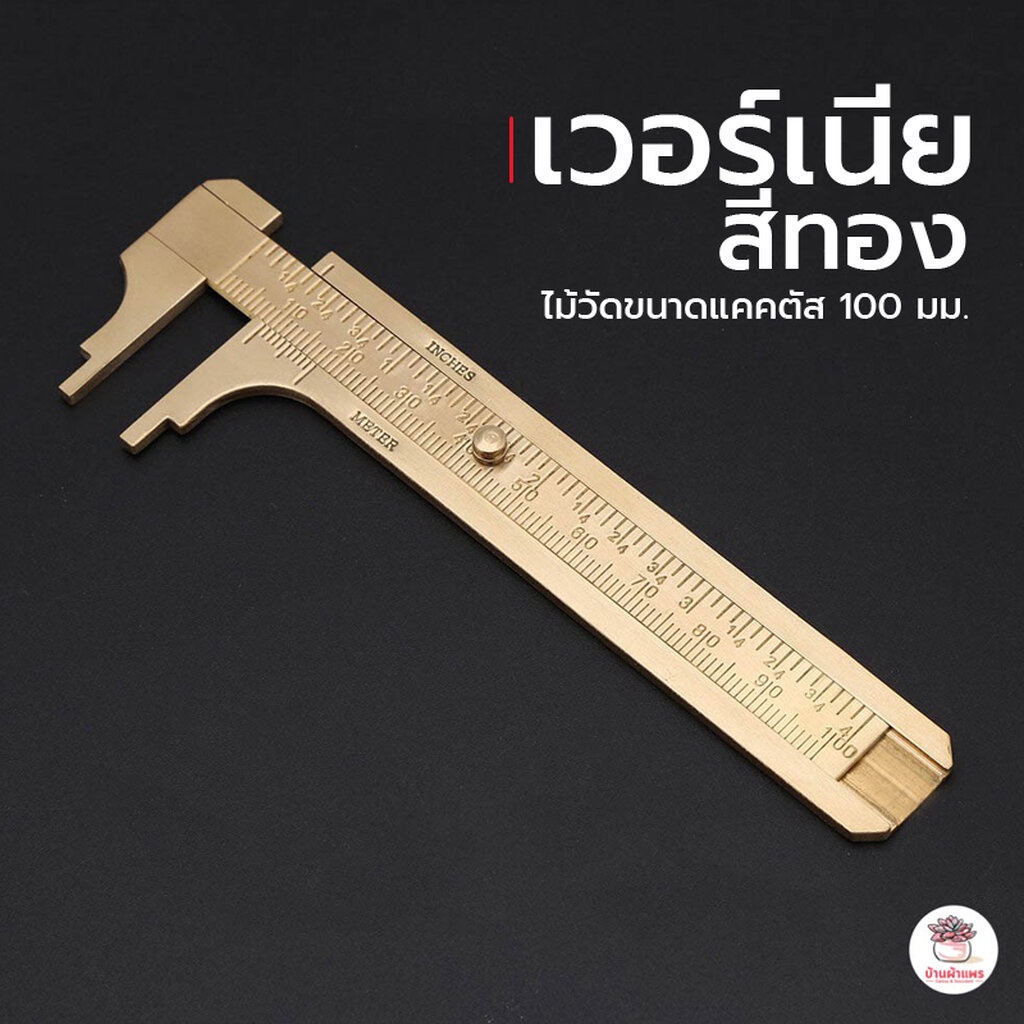 เวอร์เนียสีทอง เวอร์เนียคาลิปเปอร์ ไม้วัดขนาดแคคตัส