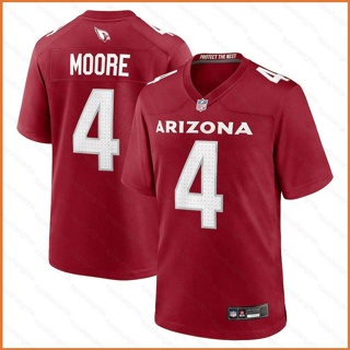 เสื้อกีฬาแขนสั้น ลายทีมชาติฟุตบอล Rondale Moore YT3 2023-2024 NFL Arizona Cardinals TY3