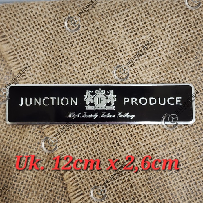 3D อลูมิเนียม EMBLEM JP JUNCTION PRODUCE สติ๊กเกอร์ JUNCTION PRODUCE PLATE - รุ่น 1