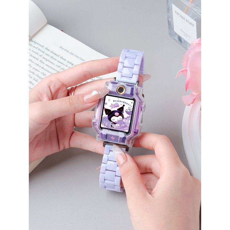 สายนาฬิกาข้อมือเรซิ่น สีแคนดี้ แบบเปลี่ยน สําหรับ Imoo Watch Phone Z1 Z2 Z3 Z5 Z6 Z7