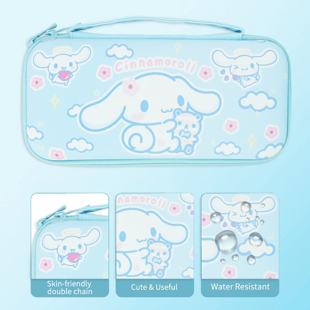 กระเป๋าเคส ลาย Cinnamoroll Nintendo Switch V1/OLED น่ารัก อุปกรณ์เสริม สําหรับ NS Switch OLED NS Lite