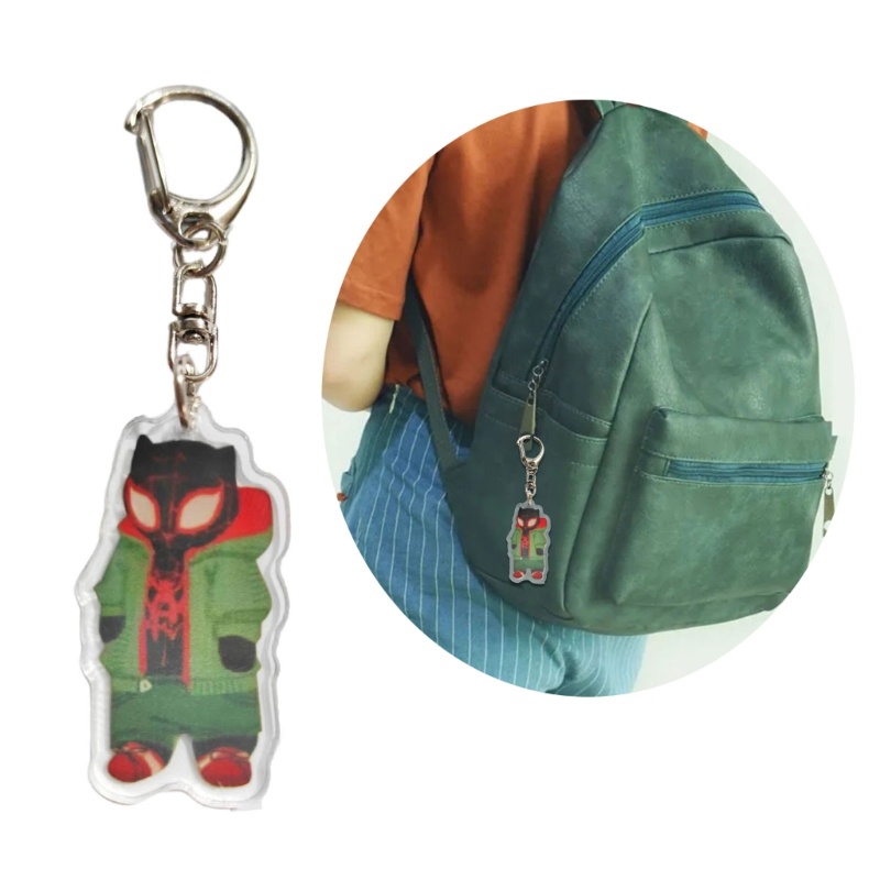 Camp Spoof Cat-Man Design Keychain Sweet Car Bag Accessory Phone Shells Pendant