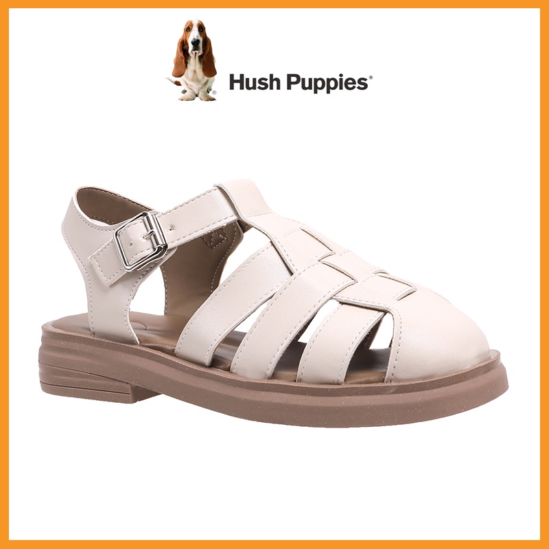 Hush Puppies รองเท้าหนังลําลอง สวมหุ้มข้อ สําหรับสตรี