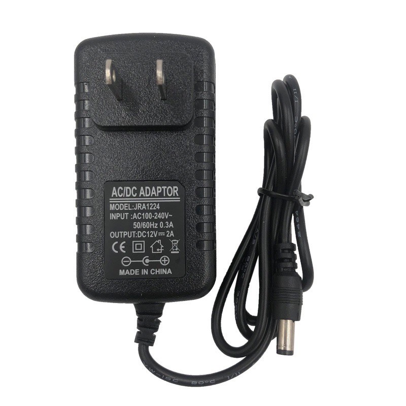 งานดี AC/DC Adapter แปลงไฟ AC 100-240V to DC 12V 2A รุ่น 1220 พร้อมหัวปลั๊กแยกขั้ว สุดคุ้ม