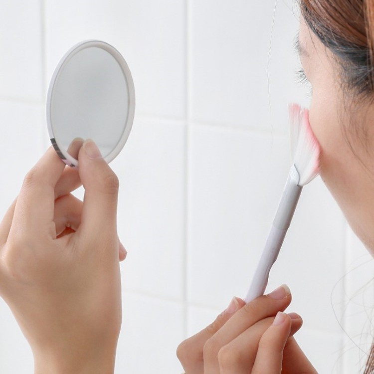 （ซื้อ 5 แถม 5）กระจกพกพา เกาหลี ลายการตูน( คละลาย)ของแถม ของปัจฉิม-mirror Cosmetics เครื่องสำอาง