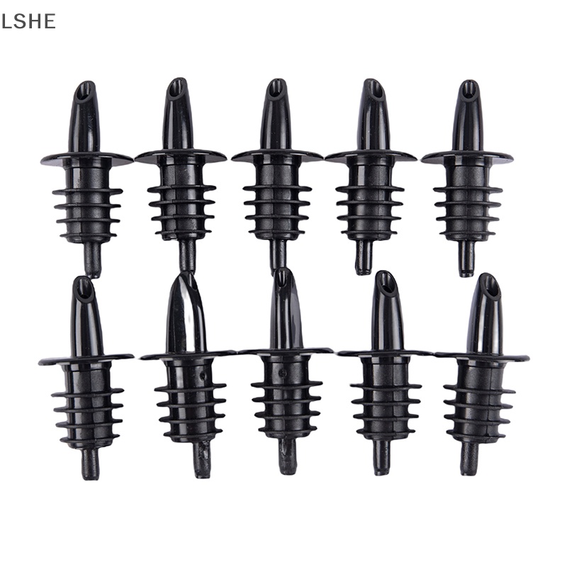 [LSHE] จุกรินไวน์ เหล้า พลาสติก 10 ชิ้น
