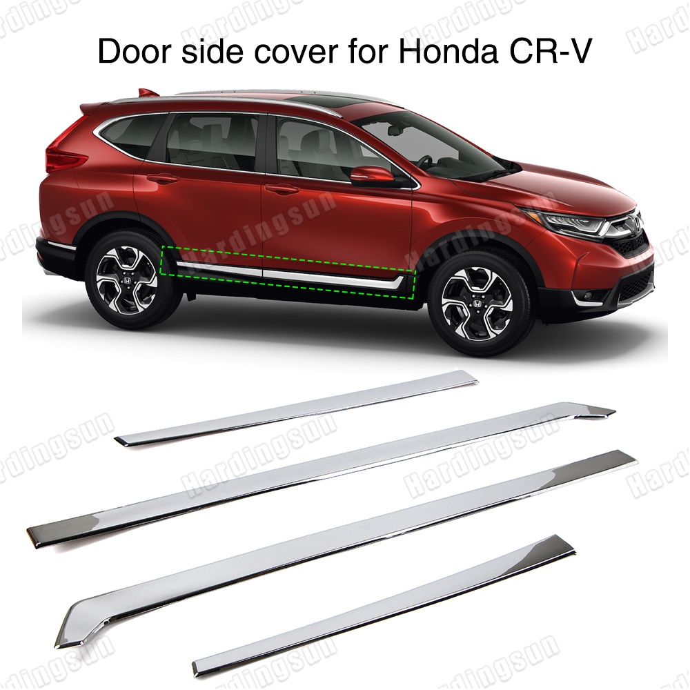 แถบครอบด้านข้างประตูรถยนต์ โครเมี่ยม สําหรับ Honda CR-V CRV 2017 2018 2019 2020 2021