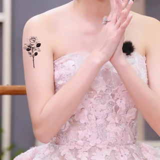 [YU ] สติกเกอร์รอยสักชั่วคราว กันน้ํา ติดทนนาน สไตล์มินิมอล
