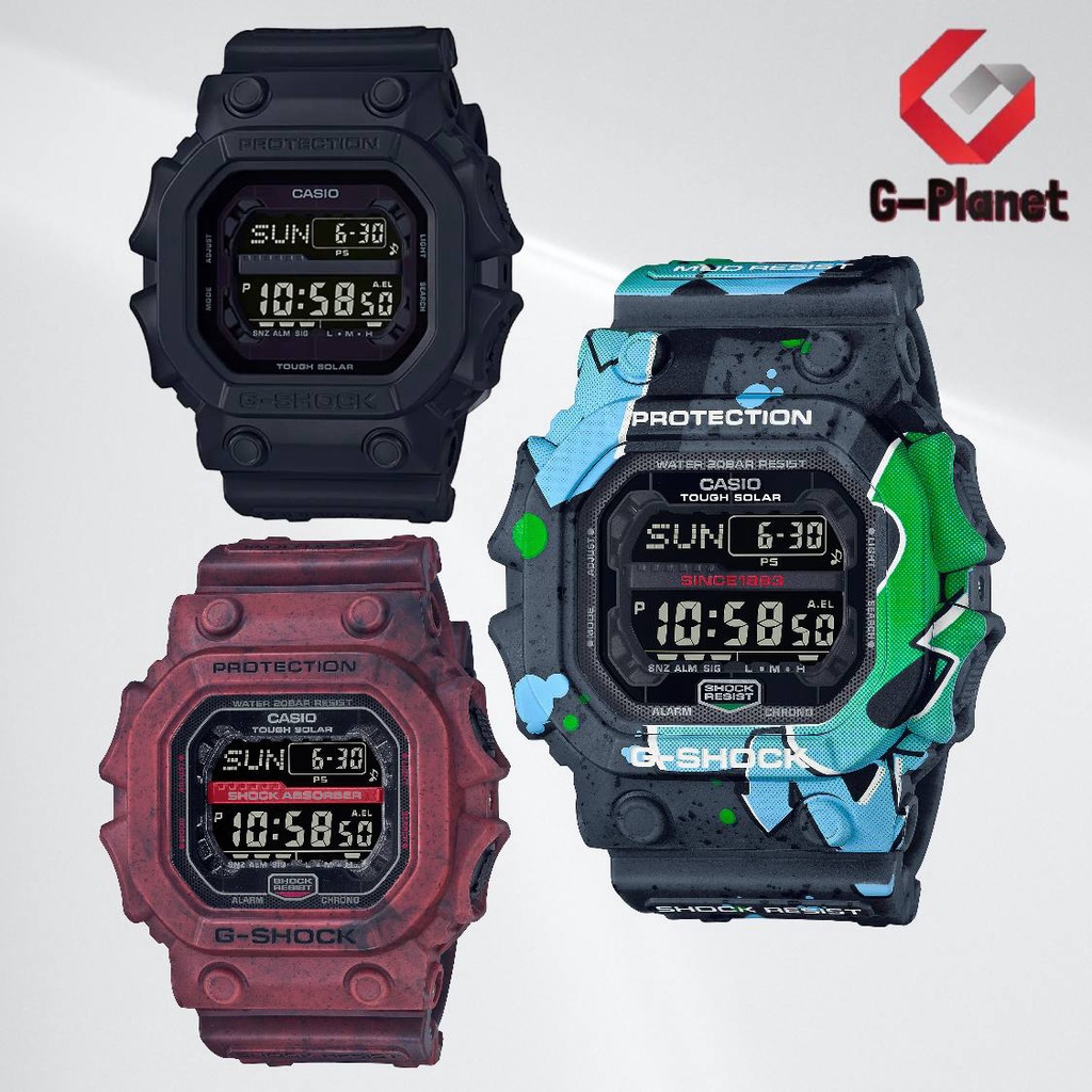 GX-56BB นาฬิกา Graffiti Series GX-56SL-4DR / GX56SS-1DR นาฬิการับประกันหนึ่งปี สายนาฬิกาทนทาน gm895