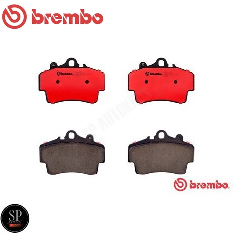 BREMBO ผ้าดิสเบรคหน้า PORSCHE BOXSTER 986 987 2.5 2.7 1996-2009 CAYMAN 987 2.7 2006-2009 P65 007