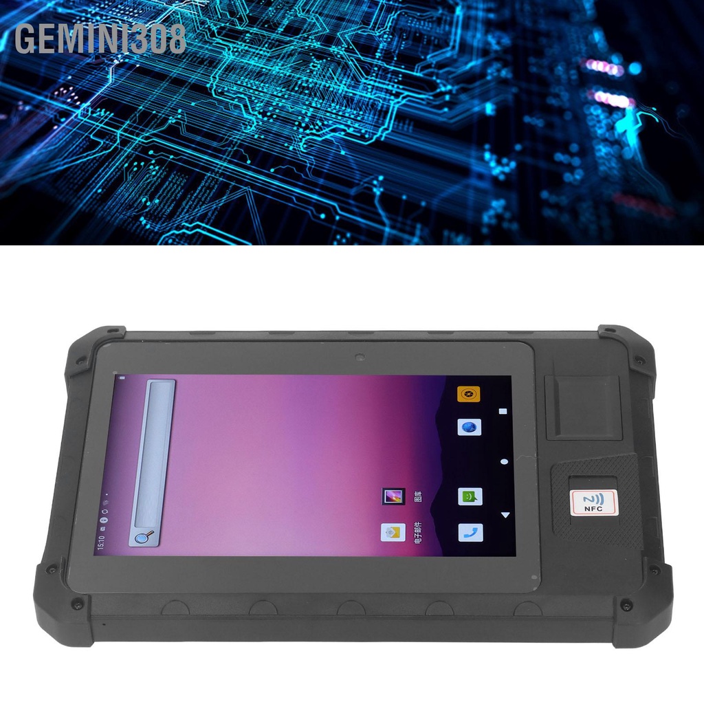Gemini308 แท็บเล็ต Barcode Scanner 1D 2D มัลติฟังก์ชั่อุตสาหกรรม RFID NFC Recognition สินค้าคงคลังมือถือสมาร์ทคอมพิวเตอร์ 100