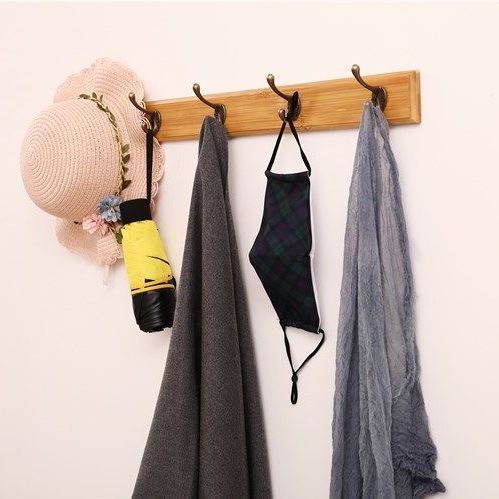 ตะขอแขวนเสื้อผ้า แบบติดผนัง ไม่ต้องเจาะ แข็งแรง สําหรับห้องนั่งเล่น ห้องนอน ประตู ประตูหลัง โถงทางเดิน - รูปที่ 4